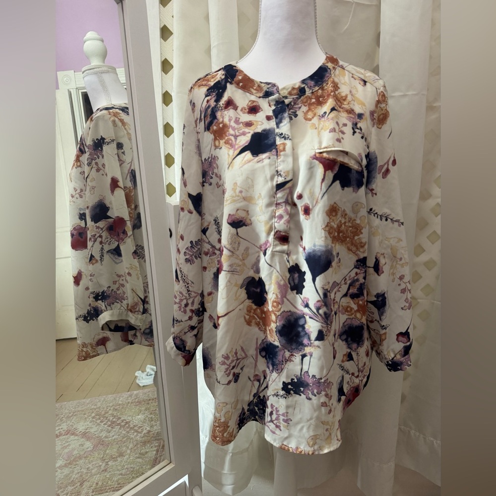 Chic Floral Women's Blouse